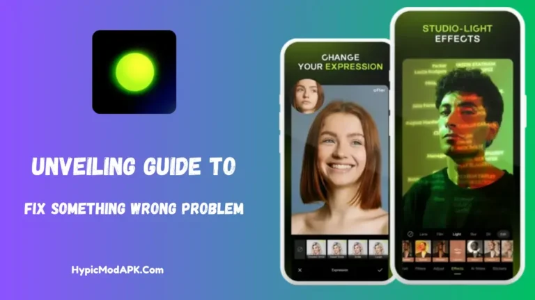 How To Fix Something Wrong Problem In Hypic Photo Editor