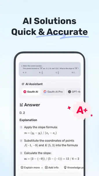 Features Of Gauthmath AI Mod APK Homework Helper
