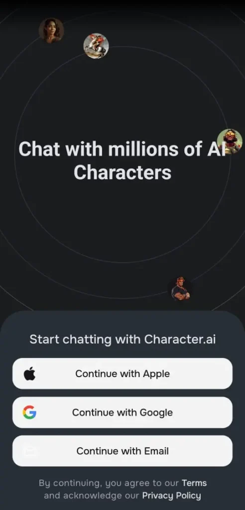 How To Login/Sign-up On Character AI?