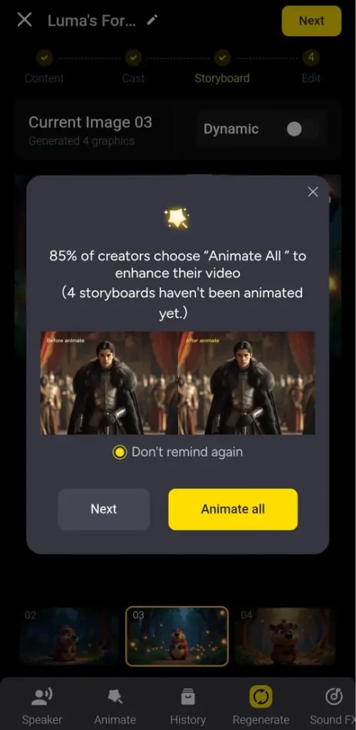 Step 4: Choose Characters
